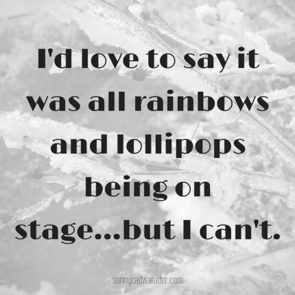 I do know that I took a step forward this weekend instead of living neck-deep in the pains of the past.